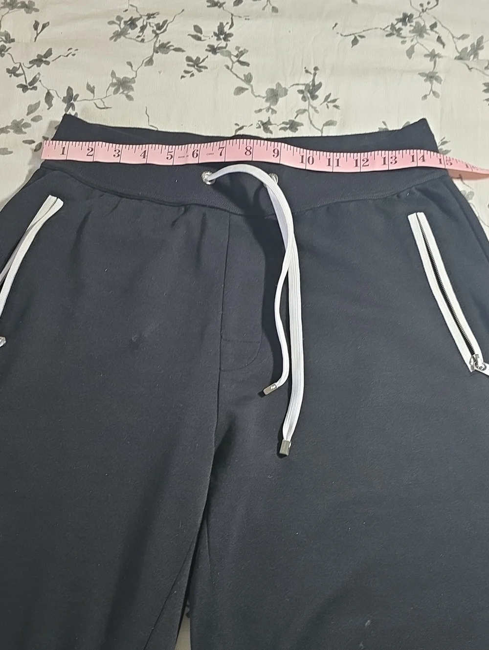 Hugo Boss Black Track Jacket Set  with White Trim, Sz S